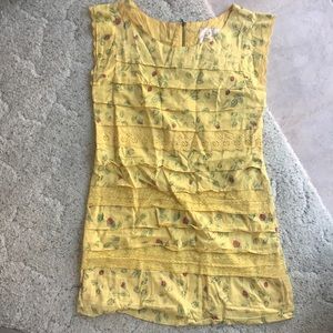 Knitted Dove M cotton shift dress very summer-y!